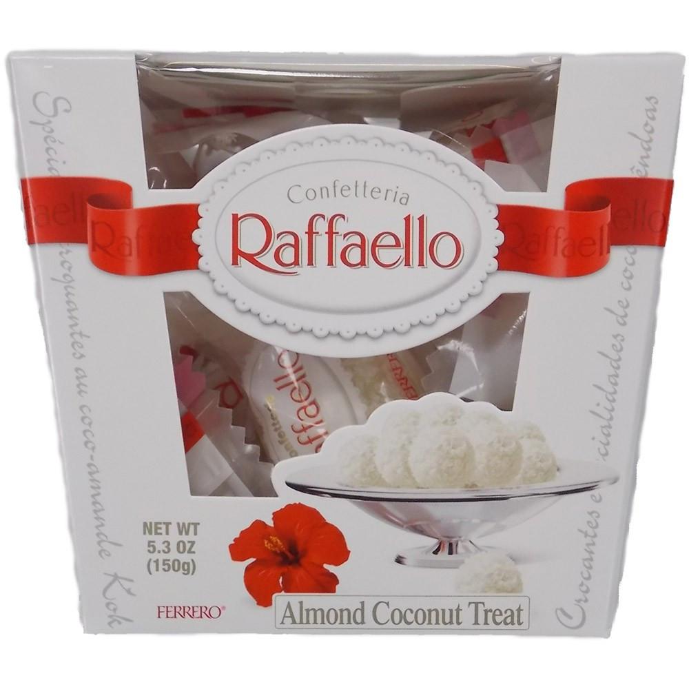 Media Caja Chocolates Ferrero Raffaello en 3 Estuches con 150gr - Ferrero-Chocolates-Ferrero-MayoreoTotal