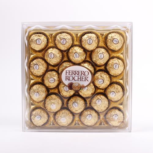 Media Caja Chocolates Ferrero Rocher en 3 estuches de 24 piezas - Ferrero-Chocolates-Ferrero-MayoreoTotal