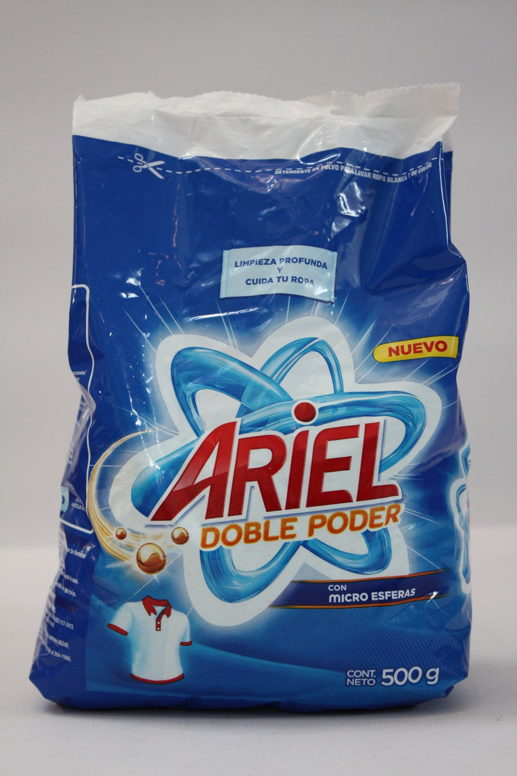 Media Caja Detergente Ariel de 500 grs con 9 piezas - Procter & Gamble-Detergentes-Procter & Gamble-7501007455730-MayoreoTotal