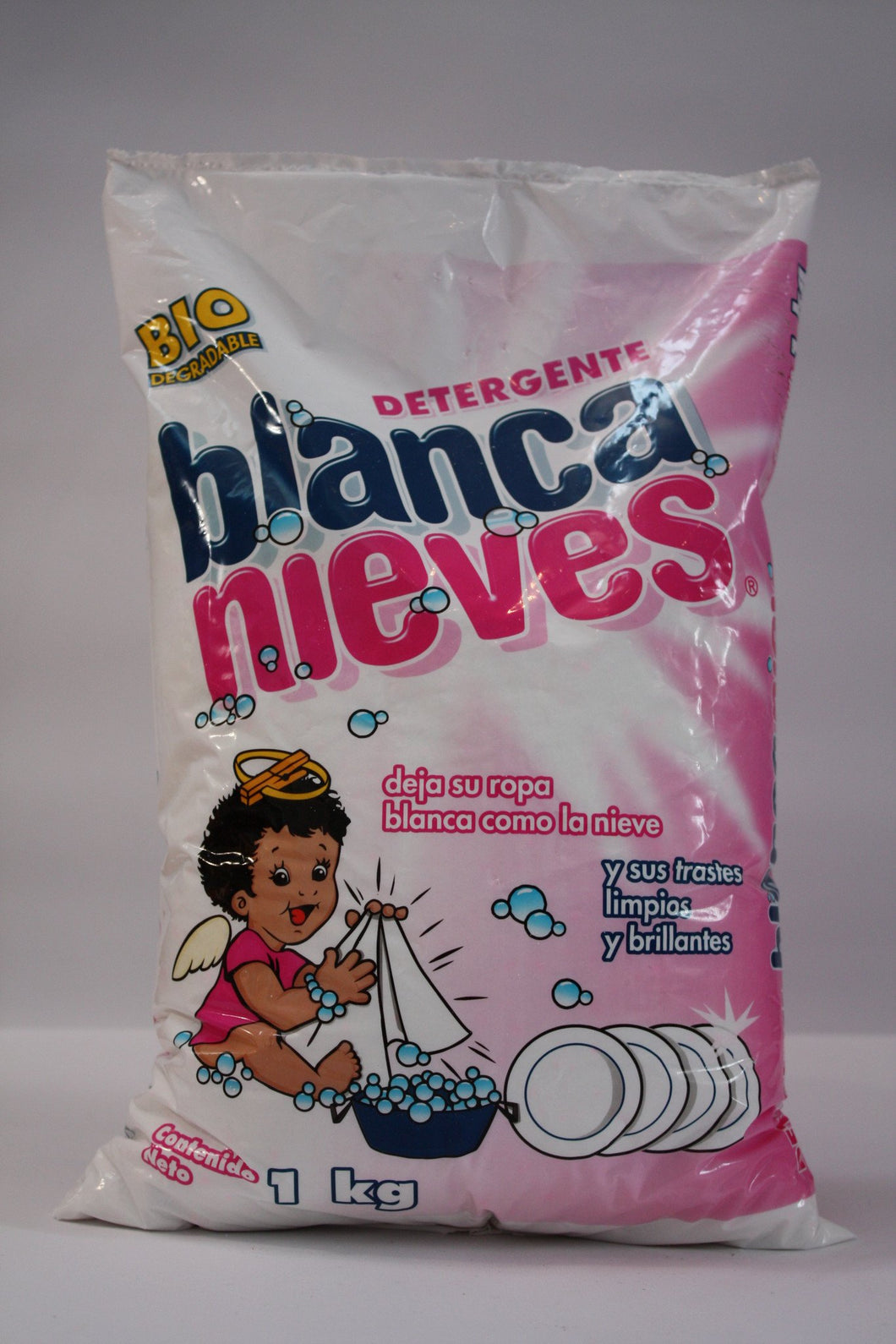 Media Caja Detergente Blanca Nieves de 1kg con 5 piezas - La Corona-Detergentes-La Corona-7501026027536-MayoreoTotal