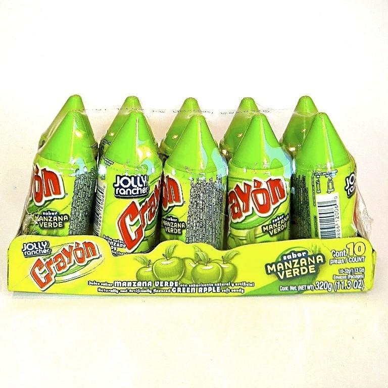 Media Caja Dulce Suave Crayon Manzana Verde con 6 paquetes de 10 piezas - Hersheys-Dulce Suave-Hersheys-MayoreoTotal