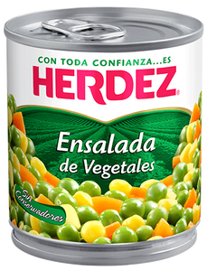 Media Caja Ensalada Vegetales de 400 grs con 12 piezas - Herdez-Enlatados-Herdez-MayoreoTotal