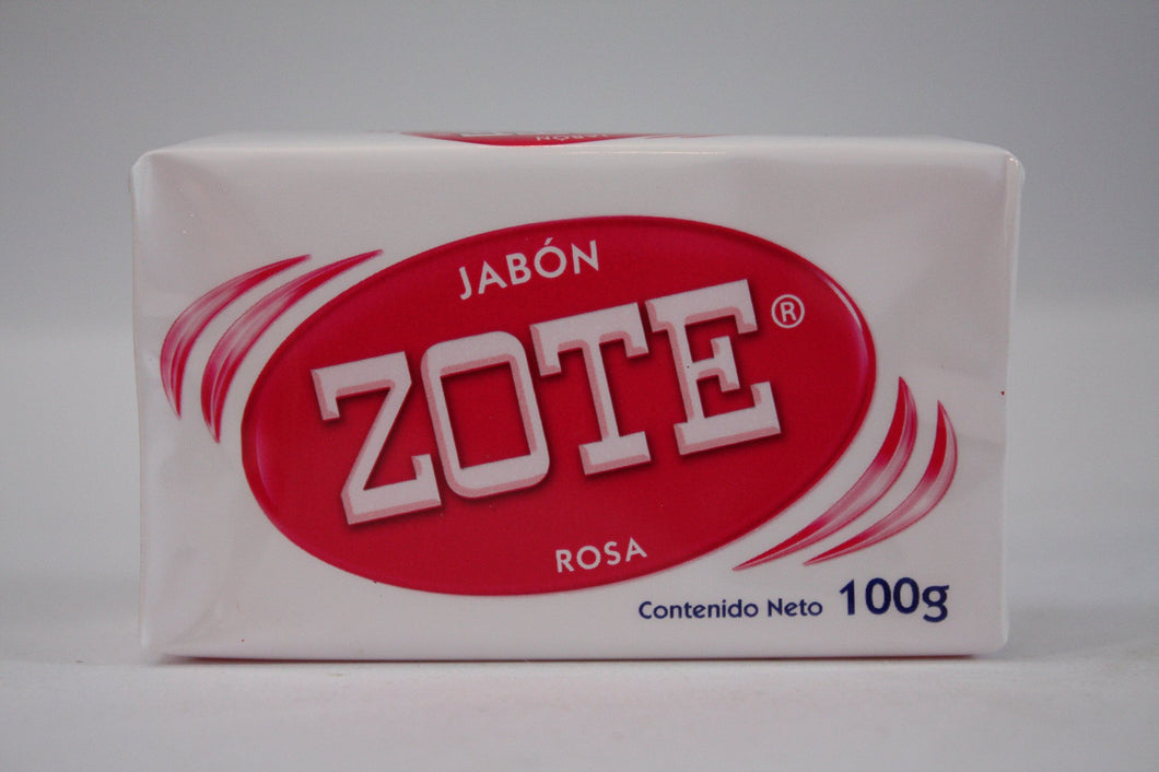 Media caja jabón de lavandería Zote Rosa de 100 grs con 30 piezas - La Corona-Lavandería-Abeto-7501026005985-MayoreoTotal