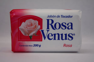 Media Caja Jabón de Tocador Rosa Venus Rosa de 200 grs con 15 piezas - Fabrica de Jabón La Corona-Jabones-La Corona-7501026006654-MayoreoTotal