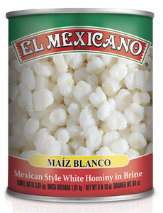 Media Caja Maiz Pozolero El Mexicano de 3 kilos con 3 latas-Enlatados-El Mexicano-MayoreoTotal
