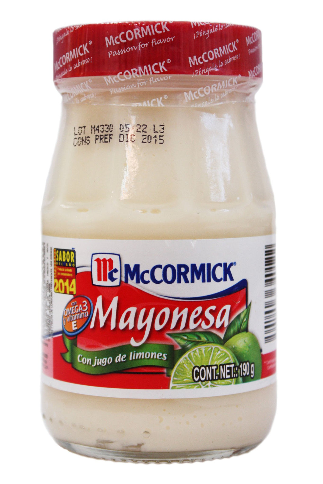 Media Caja mayonesa McCormick No.8 con 12 piezas de 190 grs - Herdez-Mayonesas-Herdez-MayoreoTotal