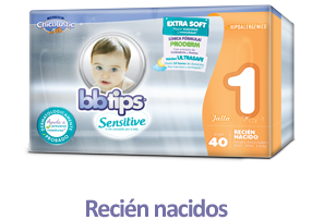 Media Caja pañales Chicolastic Bebe Tips recién nacido en 2 paquetes de 40 pañales - PI Mabe-Pañales-PI Mabe-MayoreoTotal