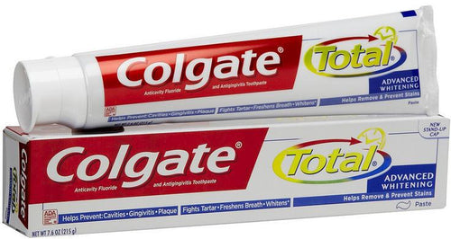 Media Caja Pasta Dental Colgate Total de 150 grs con 36 pzs - Colgate Palmolive-Pasta Dental-Colgate Palmolive-MayoreoTotal