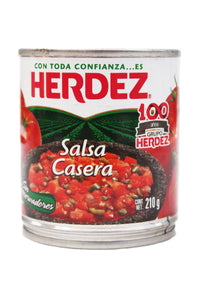 Media Caja Salsa Casera de 210 grs con 24 latas - Herdez-Salsas-Herdez-MayoreoTotal