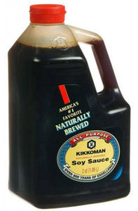 Media caja salsa de soya Kikkoman de 1.89 litros con 3 piezas - Kikkoman-Salsas-Kikkoman-MayoreoTotal