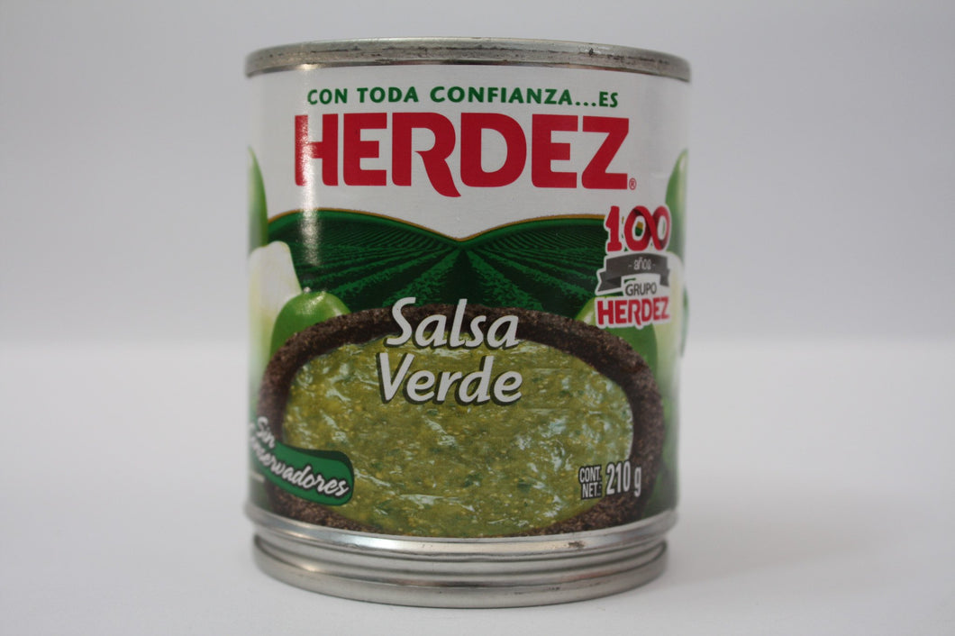 Media Caja Salsa Verde de 210 grs con 24 piezas - Herdez-Salsas-Herdez-7501003127334-MayoreoTotal