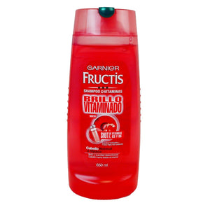 Media Caja Shampoo Fructis Brillo Vitamina de 650 ml con 3 Piezas - Garnier-Shampoo-Garnier-MayoreoTotal