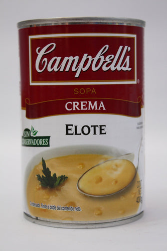 Media Caja Sopa Cambells Crema Elote de 420 grs con 12 latas - La Costeña-Sopas-La Costeña-7501011361492-MayoreoTotal