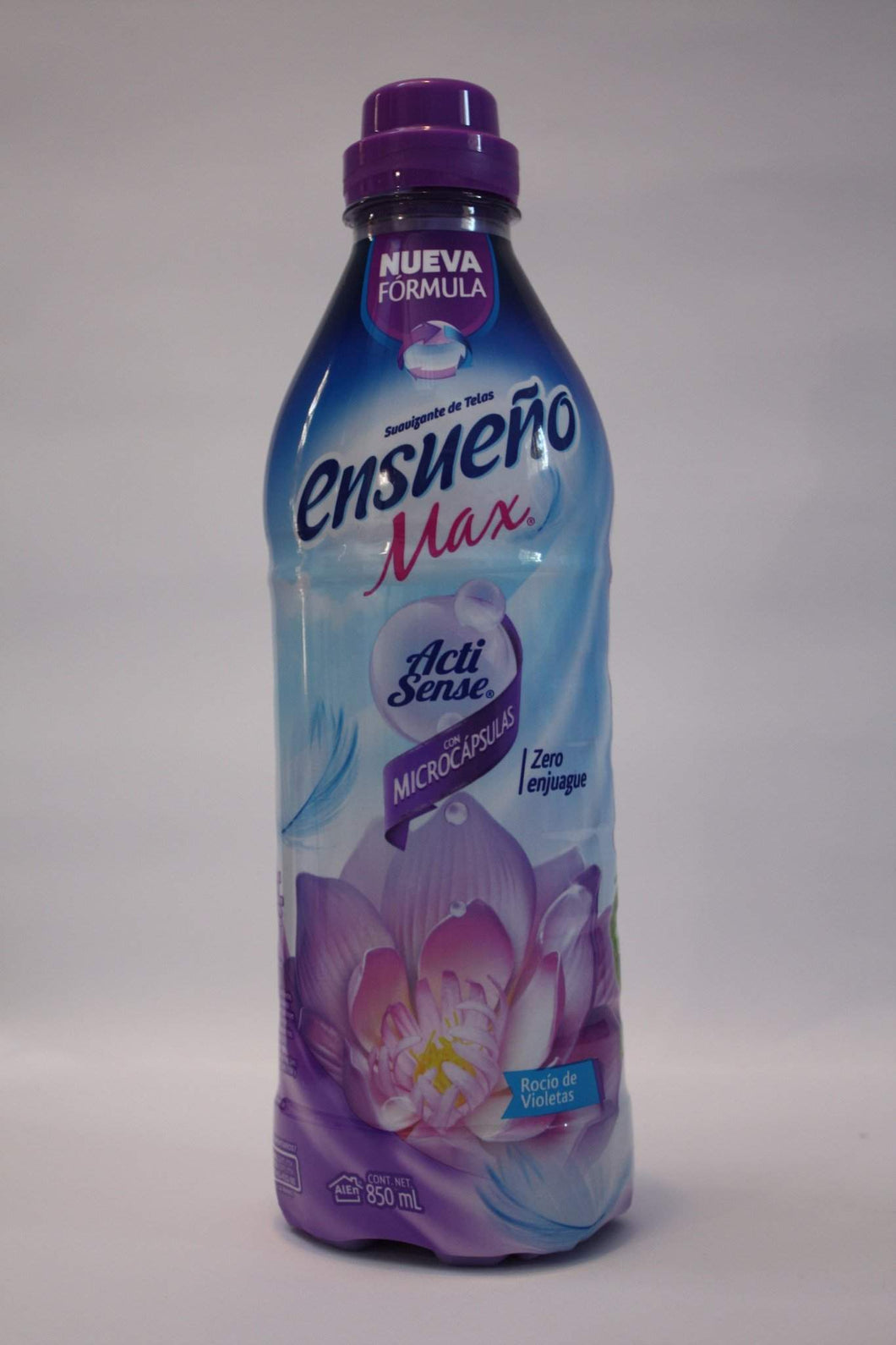 Media Caja Suavizante Ensueño Zero Enjuague Rocio de Violetas de 850 ml con 6 botellas - Alen del Norte-Suavizantes-Alen-MayoreoTotal