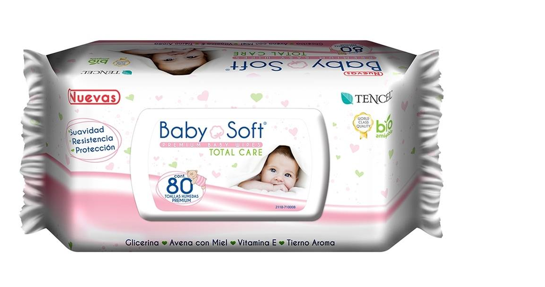 Media Caja toallas húmedas Baby Soft Nina en 9 paquetes con 80 toallas - Indelpa-Toallas húmedas-Indelpa-MayoreoTotal