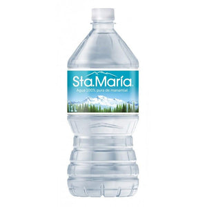 Paquete agua Santa María de 1 litro con 12 piezas - Grupo Modelo-Agua-Grupo Modelo-MayoreoTotal