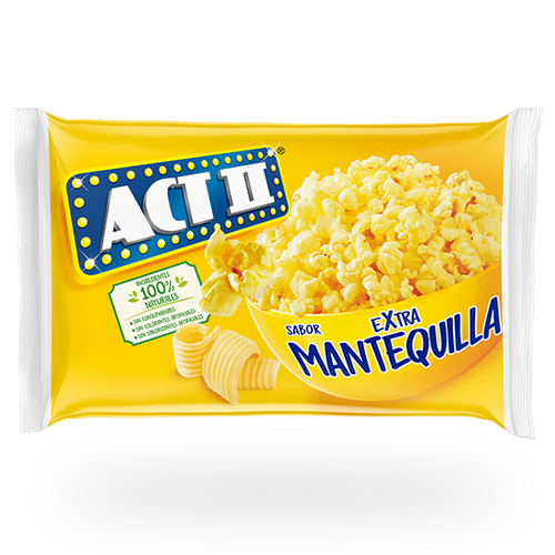 Caja Palomitas Act II Mantequilla Extra 80G/14P/6EX - SCG