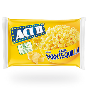 Caja Palomitas Act II Mantequilla Extra 80G/14P/6EX