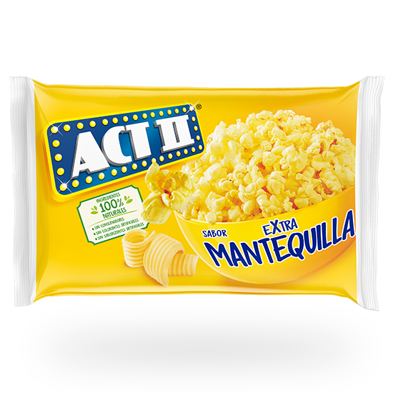 Caja Palomitas Act II Mantequilla Extra 80G/14P/6EX