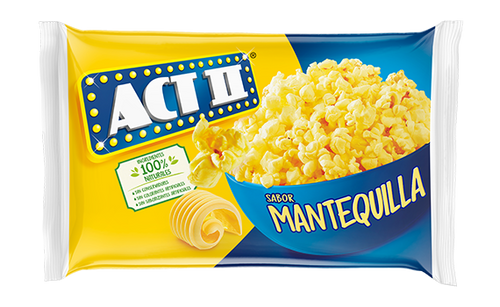 Caja Palomitas Act II Mantequilla 80G/14P/6EX - SCG