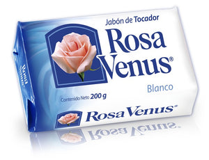 Media Caja Jabón de Tocador Rosa Venus Blanco 200G/15P