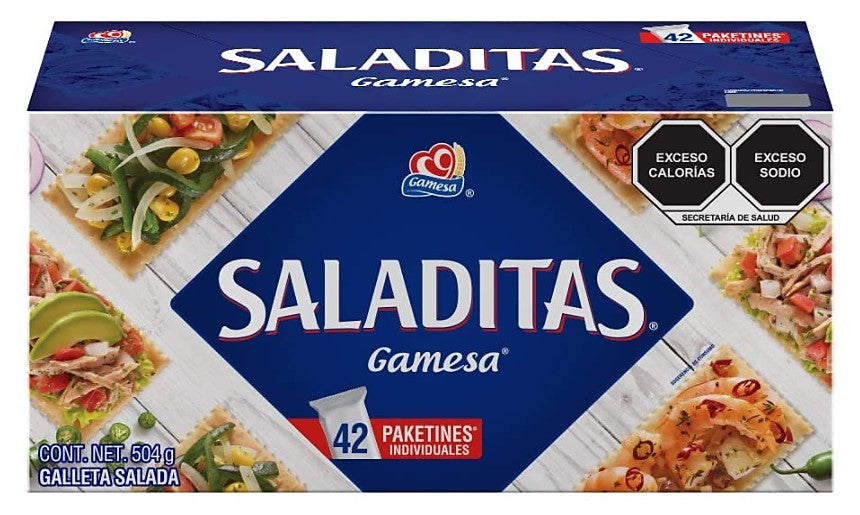 Caja Galletas Saladitas Gamesa 504G/12P - SCG