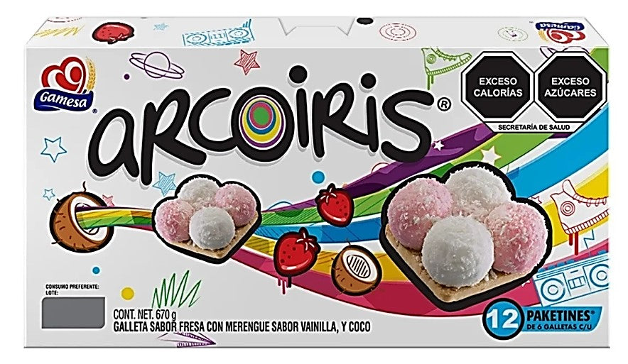 Galletas Gamesa Arcoiris 12P/75G - ZK