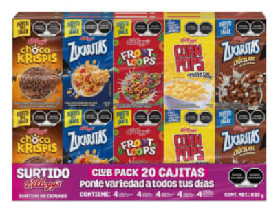 Cereal Kellogg's Surtido Club 20P - ZK